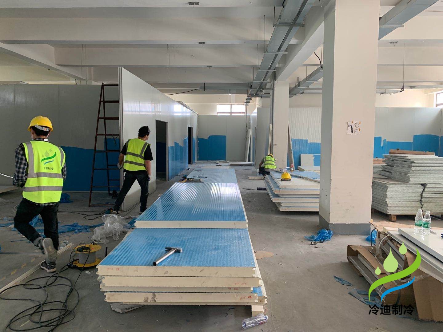 上海麗薦生鮮雙溫冷庫安裝設(shè)計建造工程