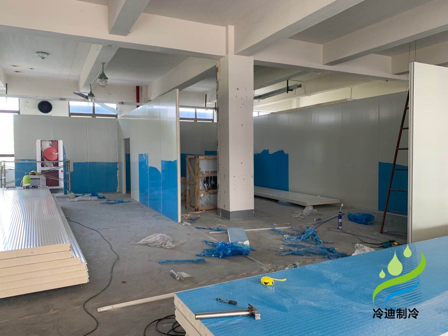 上海麗薦生鮮雙溫冷庫安裝設(shè)計建造工程