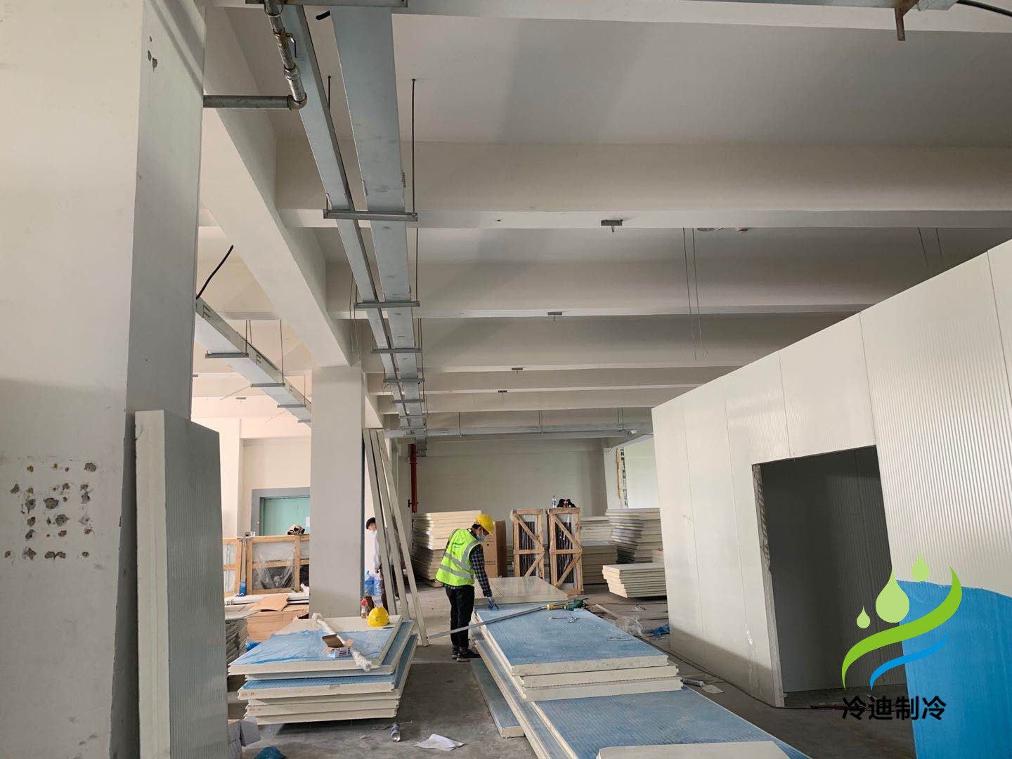 松江1117.2m3朵熙電商低溫食品冷庫建造